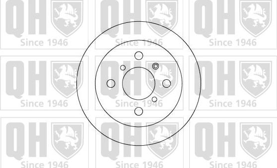 Quinton Hazell BDC4595 - Тормозной диск autospares.lv