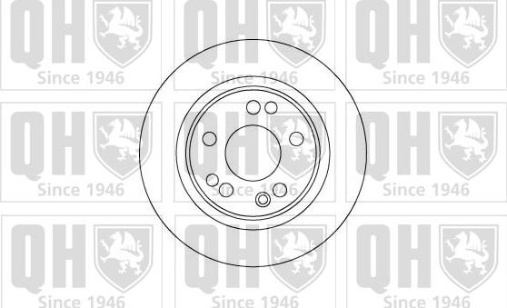 Quinton Hazell BDC4553 - Тормозной диск autospares.lv