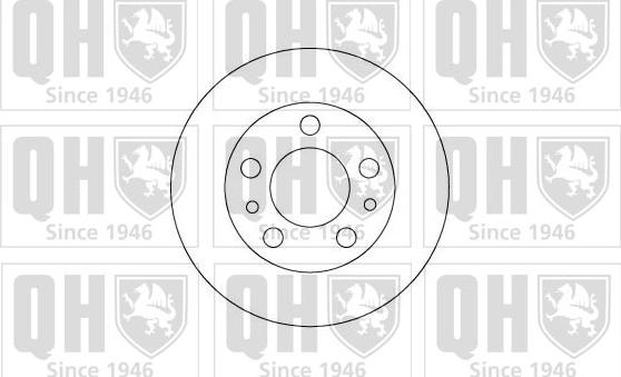 Quinton Hazell BDC4547 - Тормозной диск autospares.lv