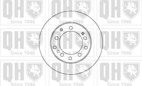 Quinton Hazell BDC4516 - Тормозной диск autospares.lv