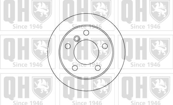 Quinton Hazell BDC4535 - Тормозной диск autospares.lv