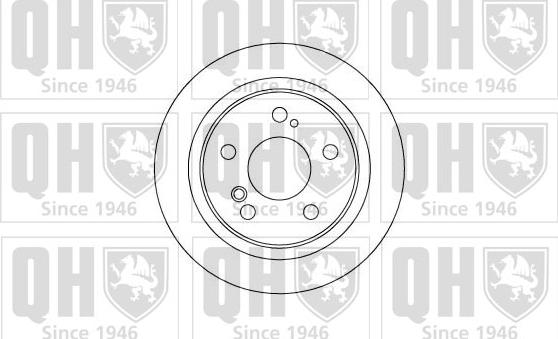 Quinton Hazell BDC4538 - Тормозной диск autospares.lv