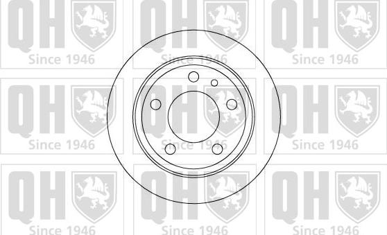 Quinton Hazell BDC4523 - Тормозной диск autospares.lv