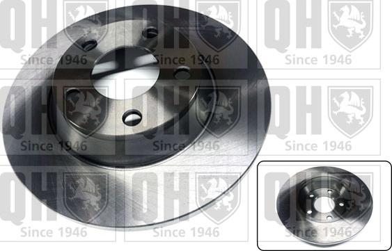 Quinton Hazell BDC4578 - Тормозной диск autospares.lv