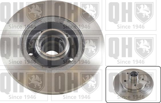 Quinton Hazell BDC4646 - Тормозной диск autospares.lv