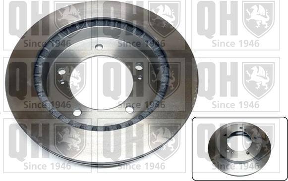 Quinton Hazell BDC4667 - Тормозной диск autospares.lv