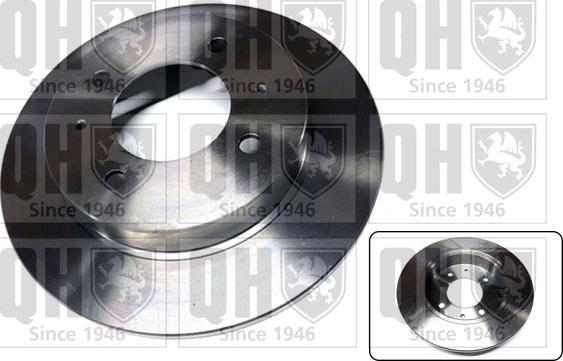 Quinton Hazell BDC4614 - Тормозной диск autospares.lv