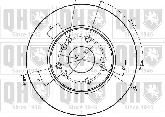 Quinton Hazell BDC4638 - Тормозной диск autospares.lv