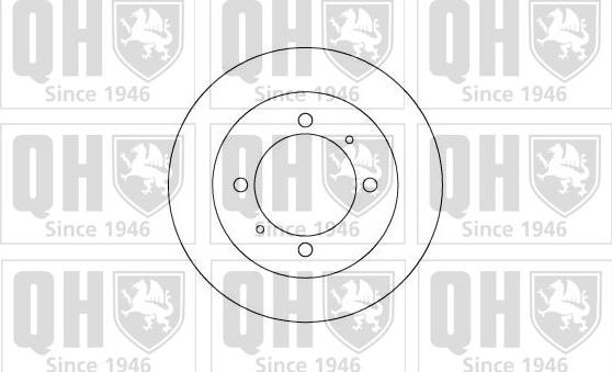 Quinton Hazell BDC4632 - Тормозной диск autospares.lv