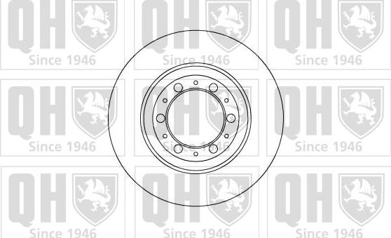 Quinton Hazell BDC4679 - Тормозной диск autospares.lv