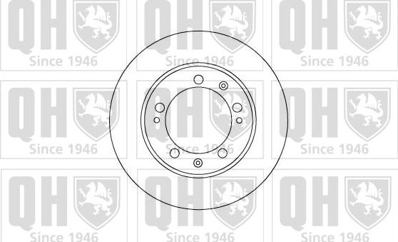 Quinton Hazell BDC4148 - Тормозной диск autospares.lv