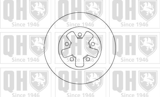 Quinton Hazell BDC4118 - Тормозной диск autospares.lv