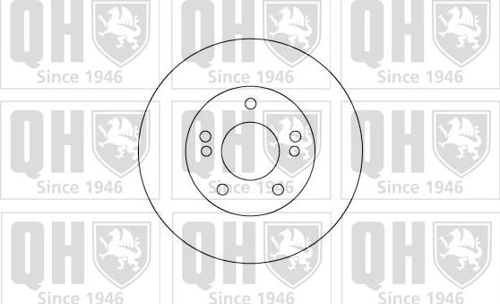 Quinton Hazell BDC4890 - Тормозной диск autospares.lv