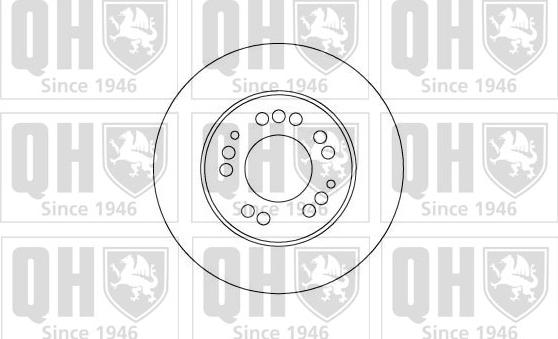 Quinton Hazell BDC4884 - Тормозной диск autospares.lv