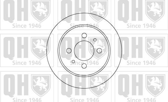 Quinton Hazell BDC4880 - Тормозной диск autospares.lv