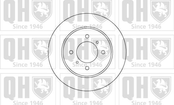 Quinton Hazell BDC4879 - Тормозной диск autospares.lv