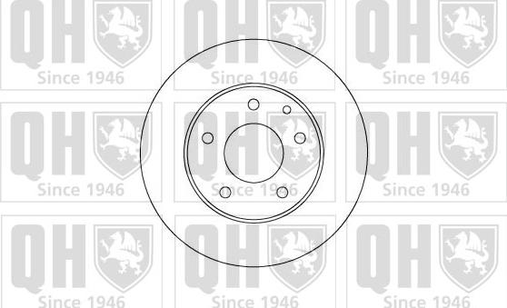 Quinton Hazell BDC4875 - Тормозной диск autospares.lv