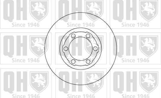 Quinton Hazell BDC4354 - Тормозной диск autospares.lv