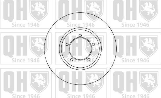 Quinton Hazell BDC4304 - Тормозной диск autospares.lv