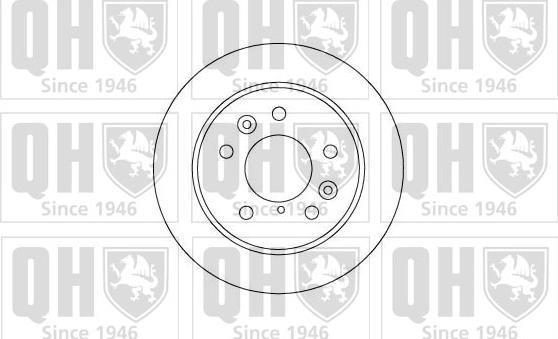 Quinton Hazell BDC4388 - Тормозной диск autospares.lv