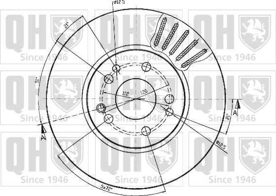 Quinton Hazell BDC4379 - Тормозной диск autospares.lv