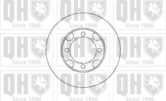 Quinton Hazell BDC4376 - Тормозной диск autospares.lv