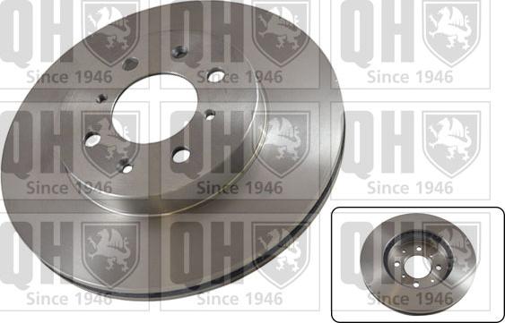 Quinton Hazell BDC4372 - Тормозной диск autospares.lv