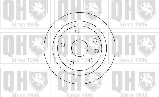 Quinton Hazell BDC4765 - Тормозной диск autospares.lv