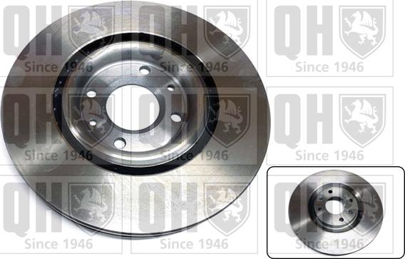 Quinton Hazell BDC4739 - Тормозной диск autospares.lv