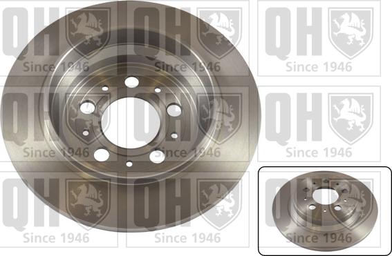 Quinton Hazell BDC4729 - Тормозной диск autospares.lv