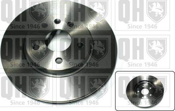 Quinton Hazell BDC5933 - Тормозной диск autospares.lv