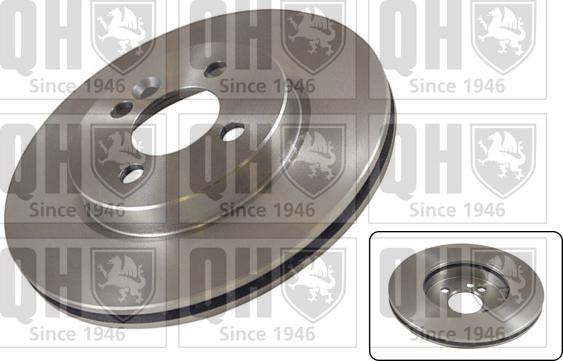Quinton Hazell BDC5492 - Тормозной диск autospares.lv
