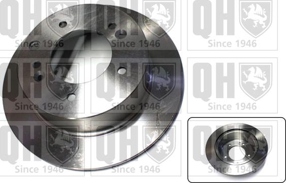 Quinton Hazell BDC5463 - Тормозной диск autospares.lv