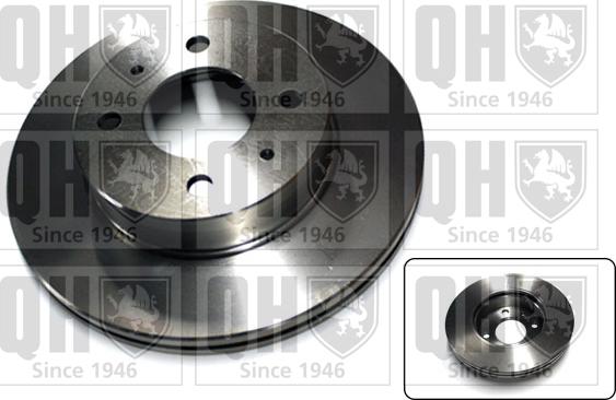 Quinton Hazell BDC5401 - Тормозной диск autospares.lv