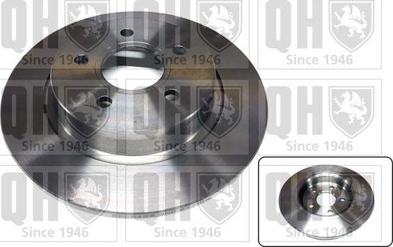 Quinton Hazell BDC5489 - Тормозной диск autospares.lv