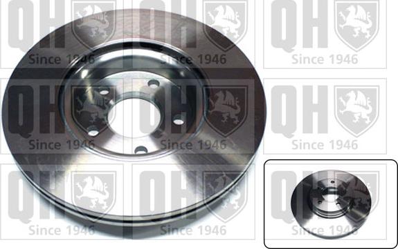 Quinton Hazell BDC5487 - Тормозной диск autospares.lv