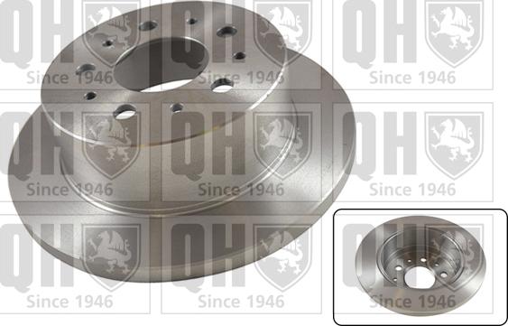 Quinton Hazell BDC5592 - Тормозной диск autospares.lv