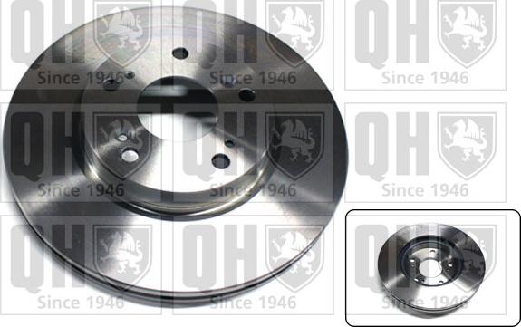 Quinton Hazell BDC5566 - Тормозной диск autospares.lv