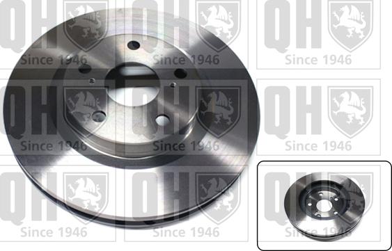 Quinton Hazell BDC5574 - Тормозной диск autospares.lv