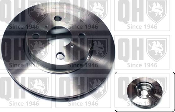 Quinton Hazell BDC5571 - Тормозной диск autospares.lv