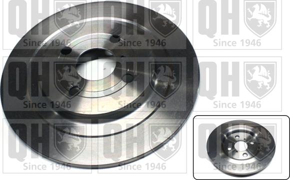 Quinton Hazell BDC5573 - Тормозной диск autospares.lv