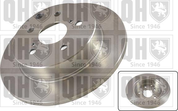 Quinton Hazell BDC5572 - Тормозной диск autospares.lv