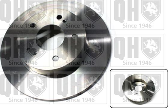 Quinton Hazell BDC5606 - Тормозной диск autospares.lv