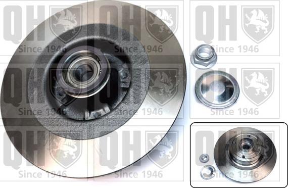 Quinton Hazell BDC5616 - Тормозной диск autospares.lv
