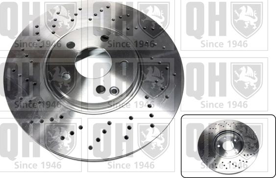 Quinton Hazell BDC5635 - Тормозной диск autospares.lv