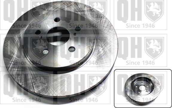 Quinton Hazell BDC5675 - Тормозной диск autospares.lv