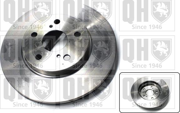 Quinton Hazell BDC5673 - Тормозной диск autospares.lv