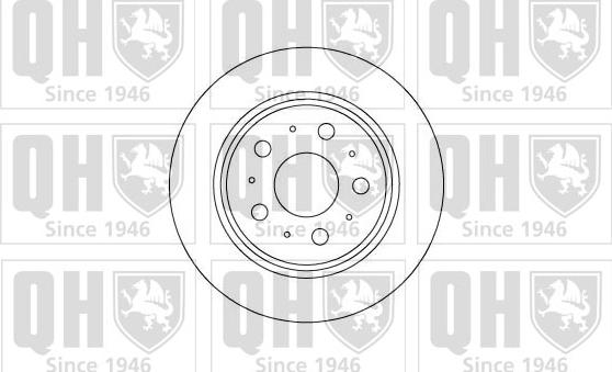 Quinton Hazell BDC5098 - Тормозной диск autospares.lv