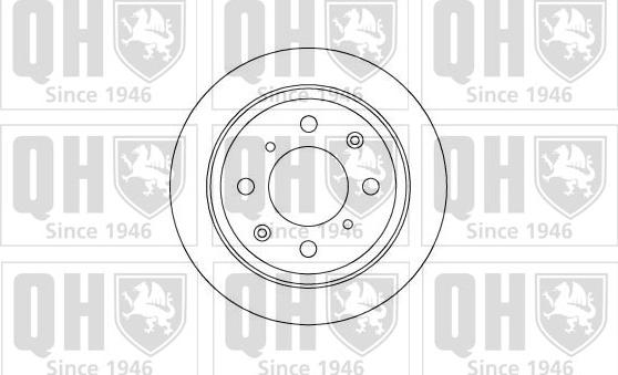 Quinton Hazell BDC5047 - Тормозной диск autospares.lv