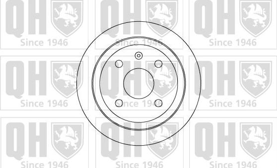 Quinton Hazell BDC5008 - Тормозной диск autospares.lv